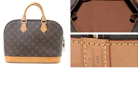 how to differeniate louis vuitton fake alma damier|genuine louis vuitton alma bag.